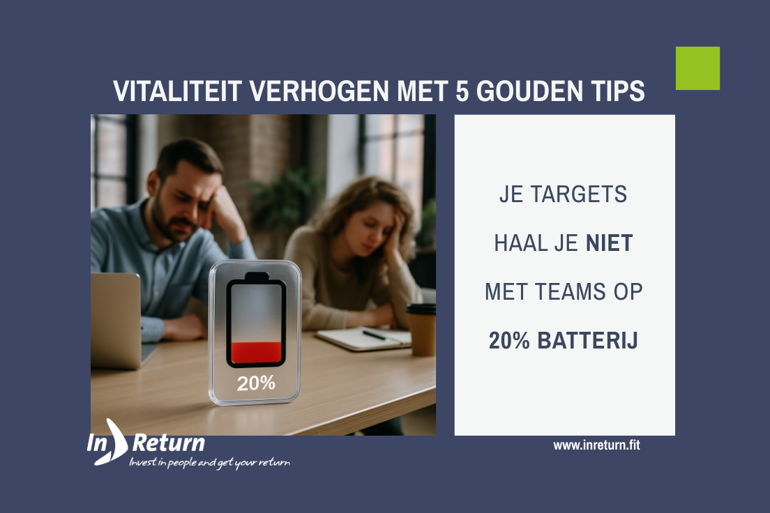 Je targets haal je niet met teams op 20% batterij