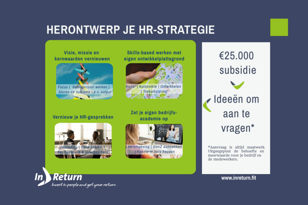 Herontwerp je HR-strategie. SLIM-subsidie geeft je een zetje