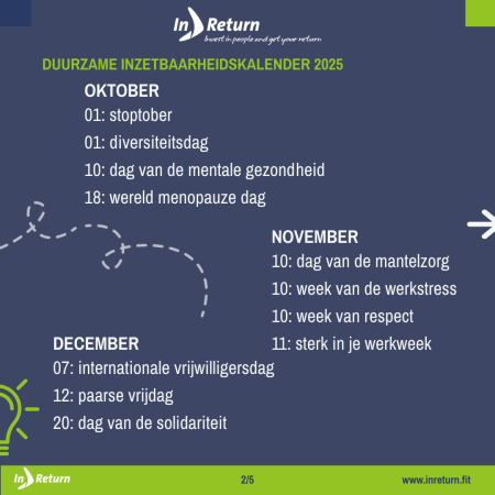 DI kalender Q4 2025